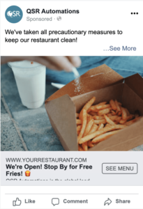 Facebook Ads for restaurants