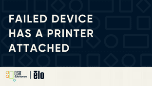 Failed Device has a Printer Attached Thumb